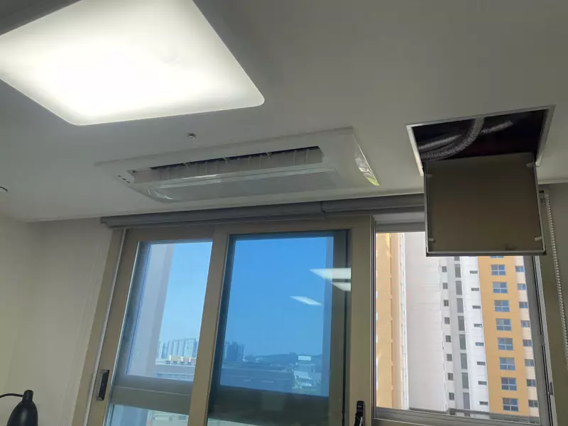 양주 옥정신도시 아파트 천장형 에어컨 설치 점검